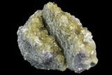 Yellow, Cubic Fluorite Crystal Cluster - Spain #98688-1